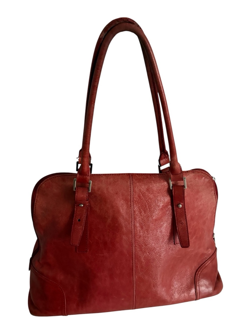 Danier Vintage Genuine Leather Work Tote Bag Minimalist Office Shoulder Bag❤️✨